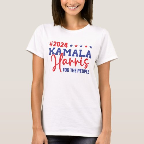 Kamala Harris for The People President 2024 T_Shirt