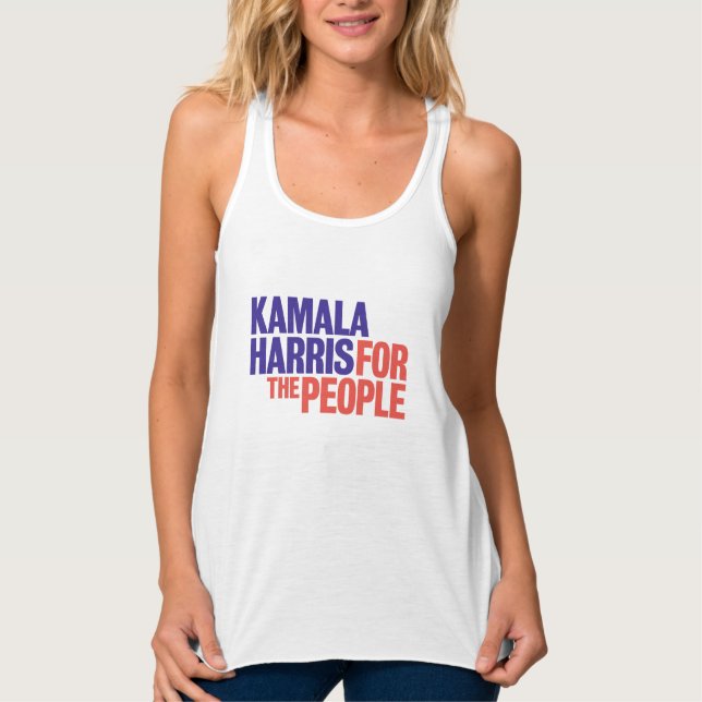 Kamala Harris for the People t-shirt tank top (Front)