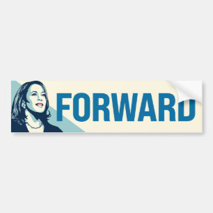 KAMALA HARRIS FORWARD BUMPER STICKER