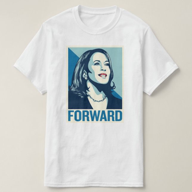 KAMALA HARRIS FORWARD T-Shirt (Design Front)