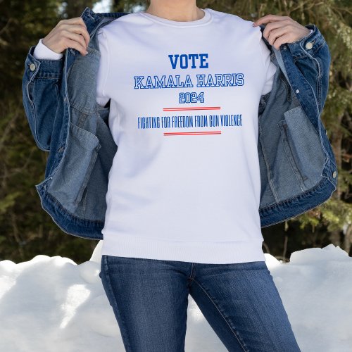 Kamala Harris Freedom from Gun Violence Sweatshirt