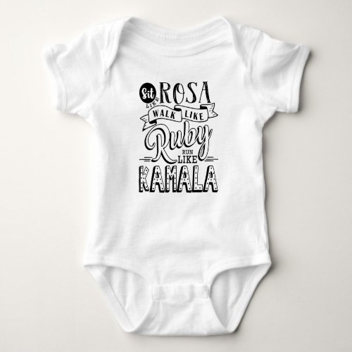 Kamala Harris Girl power baby body suit Baby Bodysuit