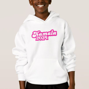 Kamala Harris girly Pink Logo 2024 Hoodie