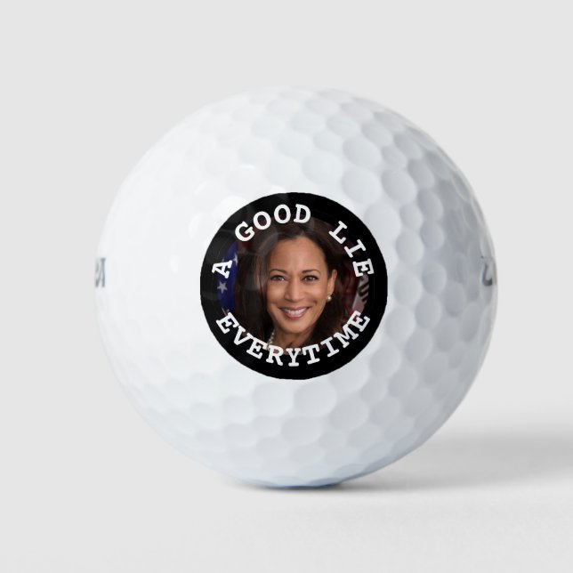 Kamala Harris Good Lie Golf Balls (Front)