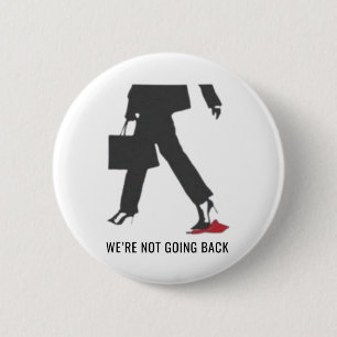 Kamala Harris Heels Stepping On Red Mega Hat Elect Button