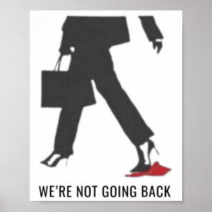 Kamala Harris Heels Stepping On Red Mega Hat Elect Poster