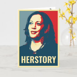 KAMALA HARRIS HERSTORY CARD