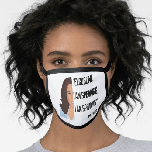Kamala Harris I am Speaking Face Mask