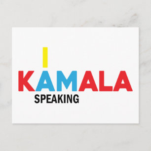 Kamala Harris, I am Speaking Postcard