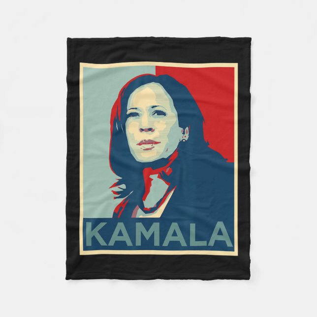 Kamala Harris I'm Speaking Quote Joe Biden 2020  Fleece Blanket (Front)
