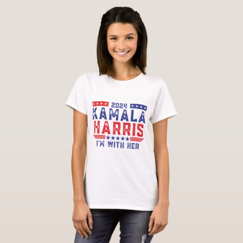 Kamala Harris Im with her T_Shirt