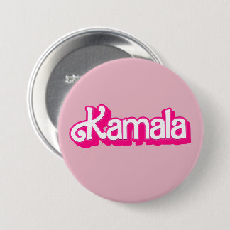 Kamala Harris in Pink Button