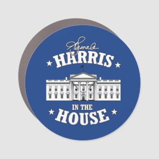 Kamala Harris in the House Car Magnet