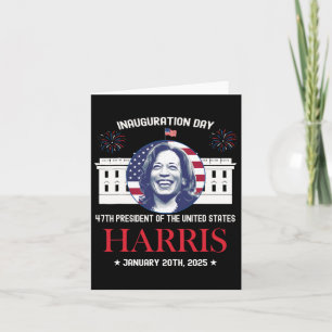 Kamala Harris Inauguration Day 2025 Madam 47th Pre Card