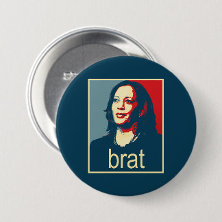 Kamala Harris is brat Button