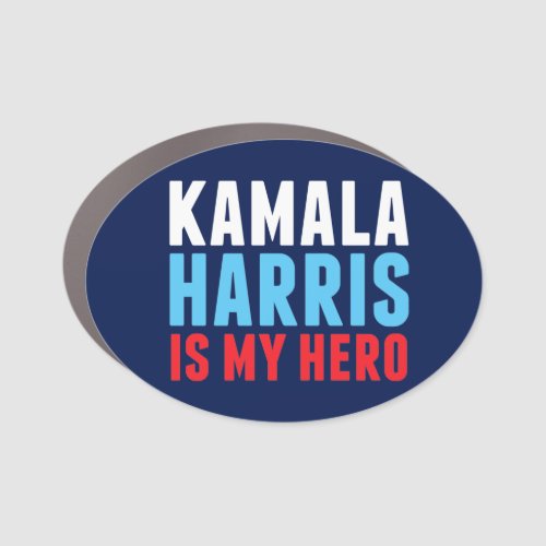 Kamala Harris is My Hero Blue Election Car Magnet