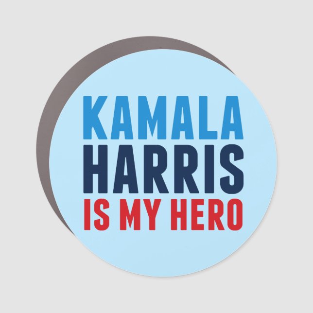 Kamala Harris is My Hero Car Magnet (Front)