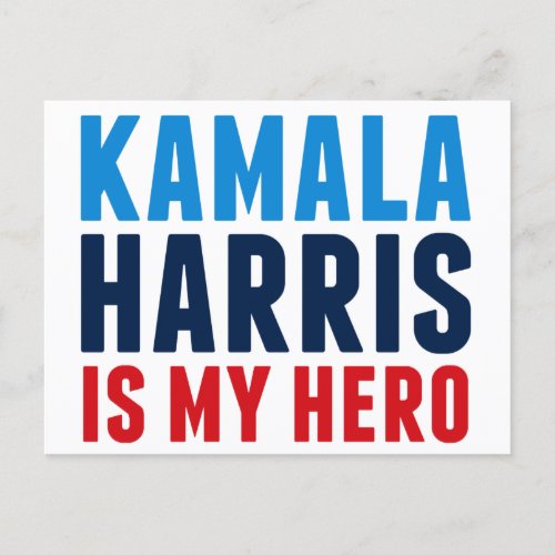 Kamala Harris is My Hero Postcard