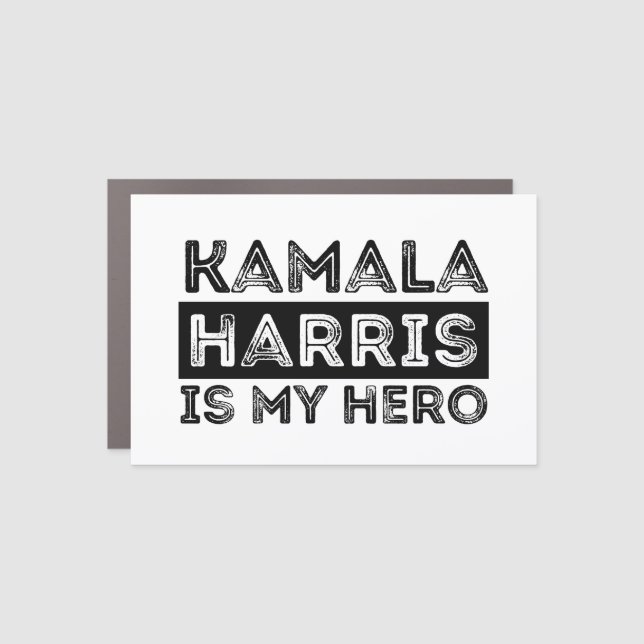 Kamala Harris is My Hero - President 2024 Car Magnet (Front)