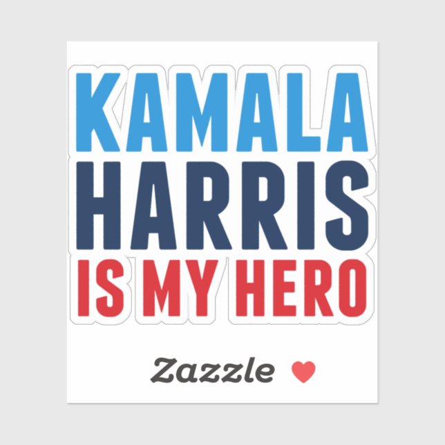 Kamala Harris is My Hero Sticker (Sheet)