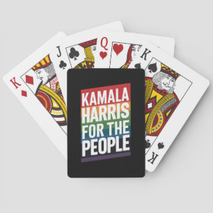 Kamala Harris LGBTQ Gay Pride Lesbian Funny Gift Poker Cards