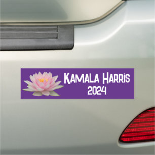 Kamala Harris Lotus 2024 Car Magnet