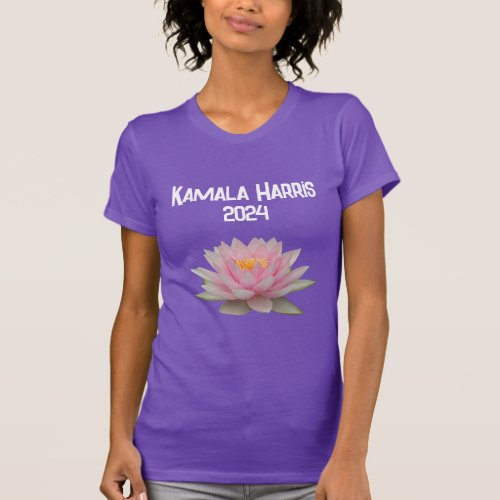 Kamala Harris Lotus 2024 T_Shirt