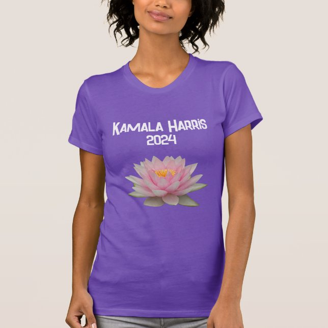 Kamala Harris Lotus 2024 T-Shirt (Front)