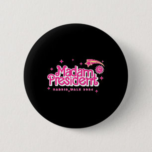 Kamala Harris Madam President Harris Waltz 2024 Pr Button