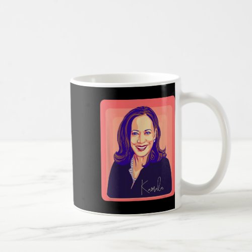 Kamala Harris Madam President Pop Art Portrait  Coffee Mug