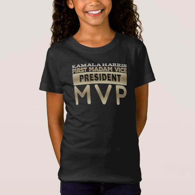  Kamala Harris Madam Vice President MVP T-Shirt (Front)