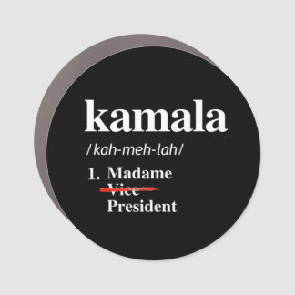 Kamala Harris Madame Vice President Car Magnet