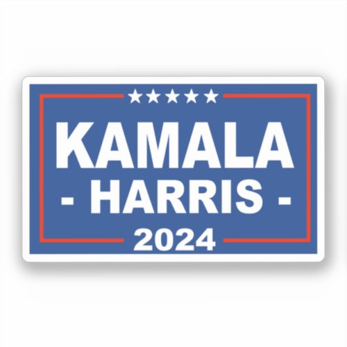 Kamala Harris Maga Sign Sticker