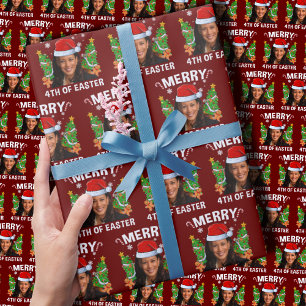 Kamala Harris Merry 4th Of Easter Wrapping Paper