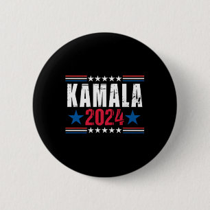 Kamala Harris Middle Finger Say It To My Face 2024 Button