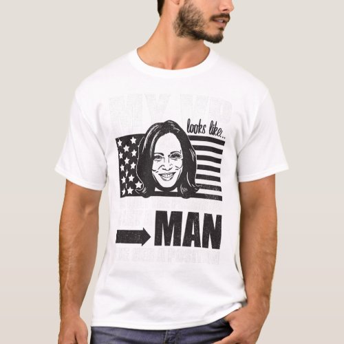 Kamala Harris My Vp Looks Like A Quitter Funny  T_Shirt