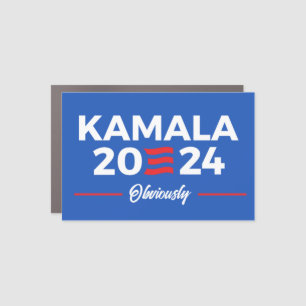 Kamala Harris Obviously Car Magnet