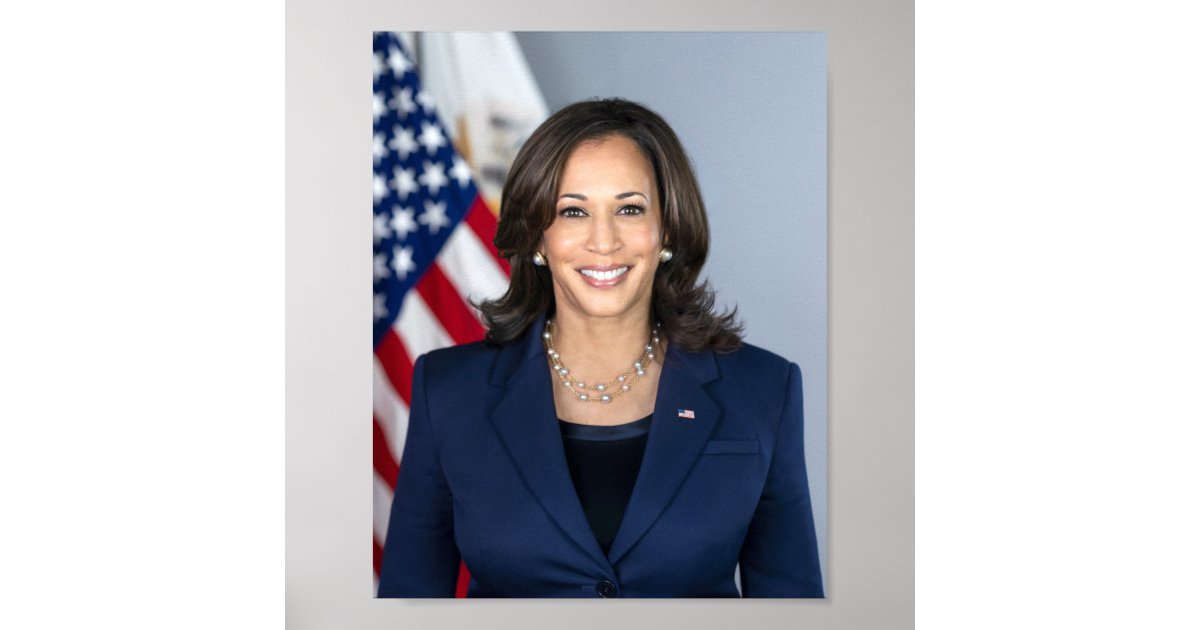 Kamala Harris Official Portrait Poster | Zazzle