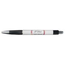 Kamala Harris Pen. Pink Circle Logo.