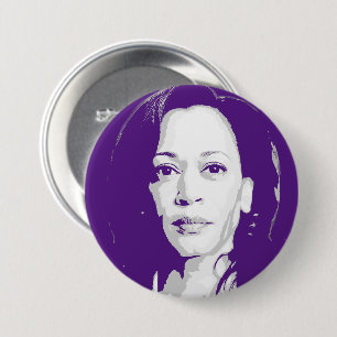 Kamala Harris Portrait Button