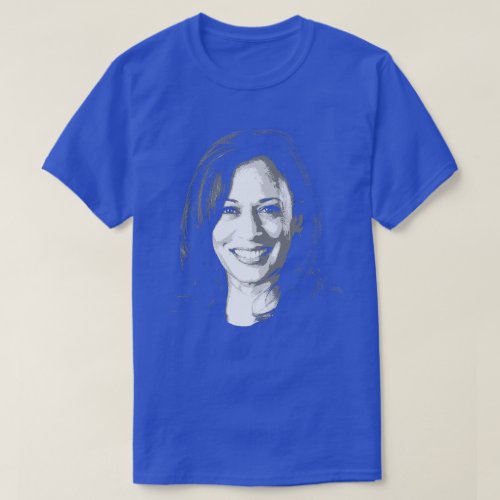 Kamala Harris Portrait Print T_Shirt