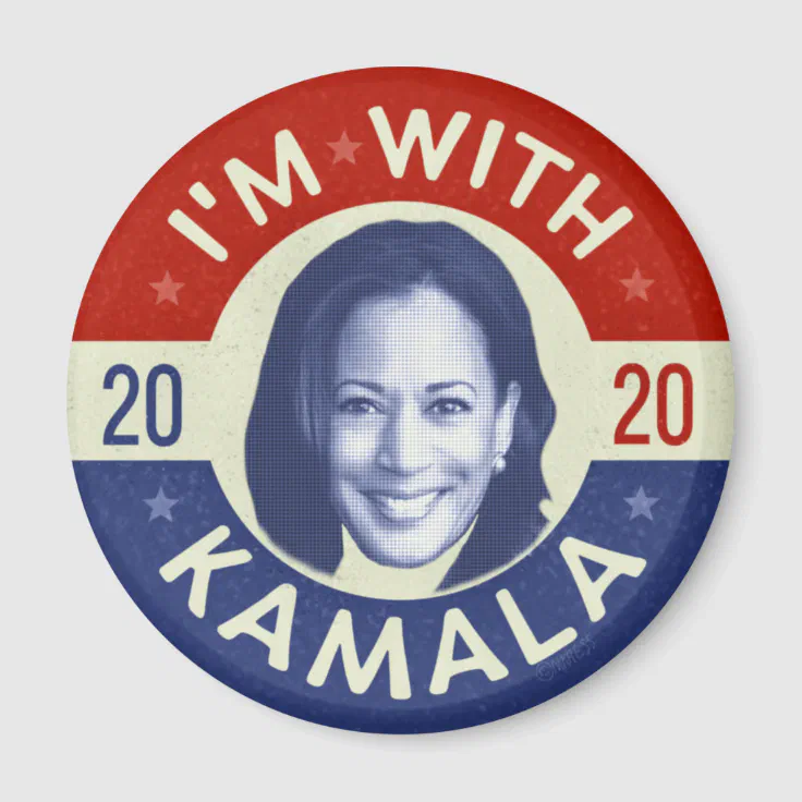 Kamala Harris President 2020 Democrat Photo Retro Magnet Zazzle