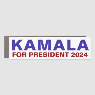Kamala Harris President Election Democrat 2024 Car Magnet