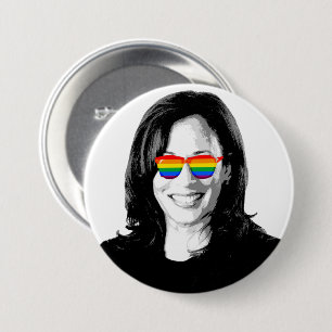Kamala Harris Pride 2024 Button