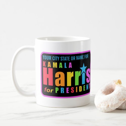 Kamala Harris Pride 2024 Chic Political Campaign Coffee Mug