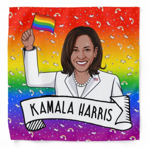 Kamala Harris Pride Bandana