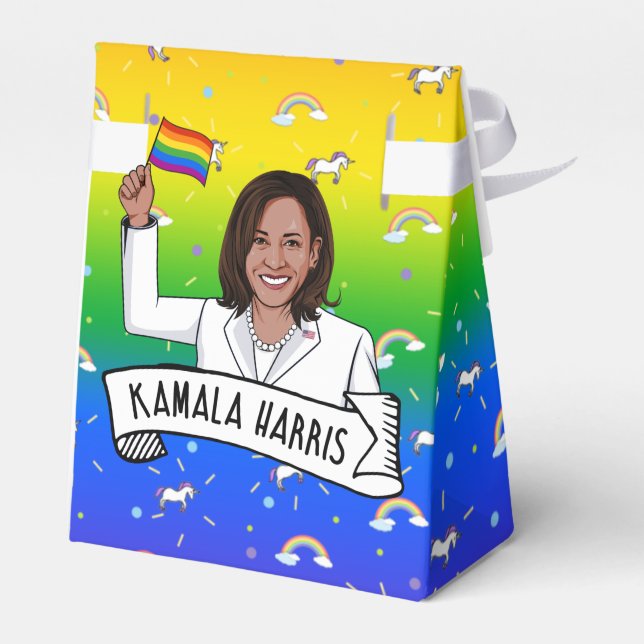 Kamala Harris Pride Favor Boxes (Back Side)
