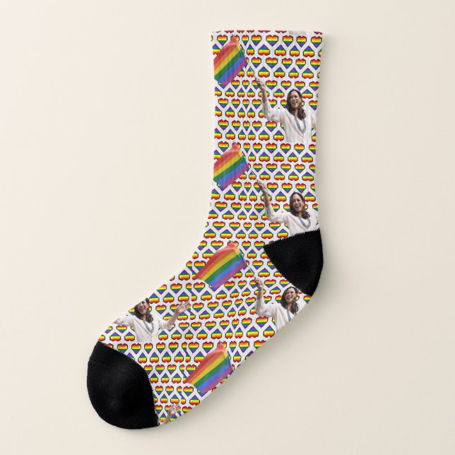 Kamala Harris Pride Socks (Right Inside)