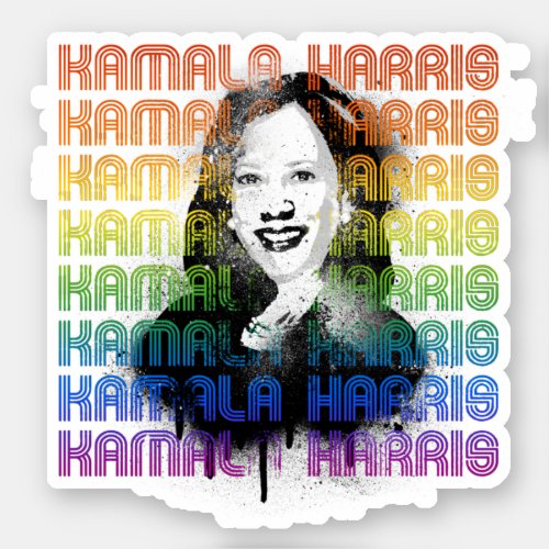 Kamala Harris Pride  Sticker