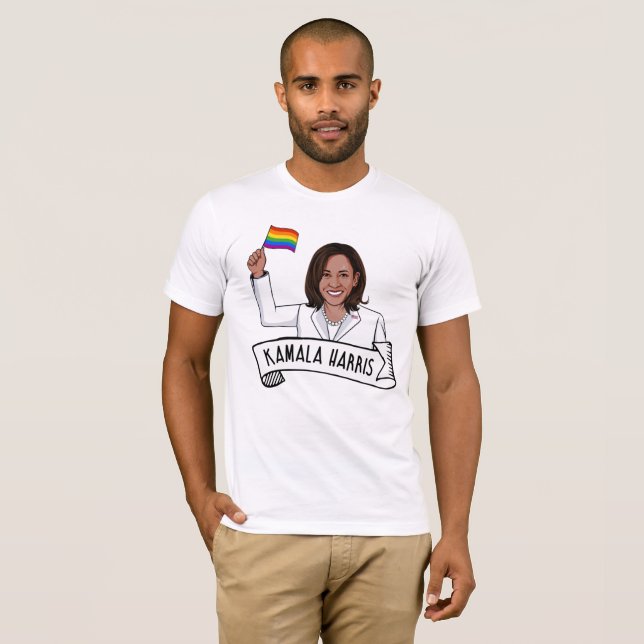 Kamala Harris Pride T-Shirt (Front Full)